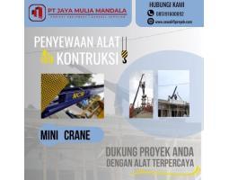 Sewa Mini Crane Solusi Angkut Material Proyek - Banjarmasin 