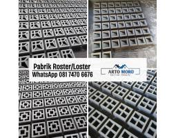 Produsen Roster Beton Motif Cantik - Pekalongan