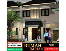  Dijual Rumah 2 Lantai Jalan Wonosari Dekat Kids Fun Tipe 70 - Bantul 