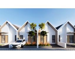 Dijual Rumah Baru, LT. 60m2, LB. 36m2, 2KT, 1KM, Siap Bangun, Ramai Penduduk, Desain Modern, Sleman - Yogyakarta