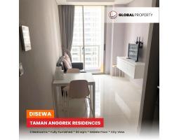 Disewakan Apartemen Taman Anggrek Residences, 2 Bedroom, Middle Floor, Fully Furnished - Jakarta Barat