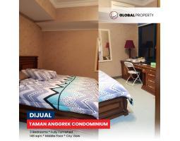 Dijual Apartemen Fully Furnished 3 Bedrooms, Middle Floor, Taman Anggrek Condominium - Jakarta Barat 