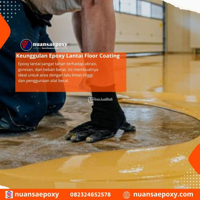 Lantai Epoxy Berkualitas Tinggi untuk Rumah dan Perkantoran Nuansa