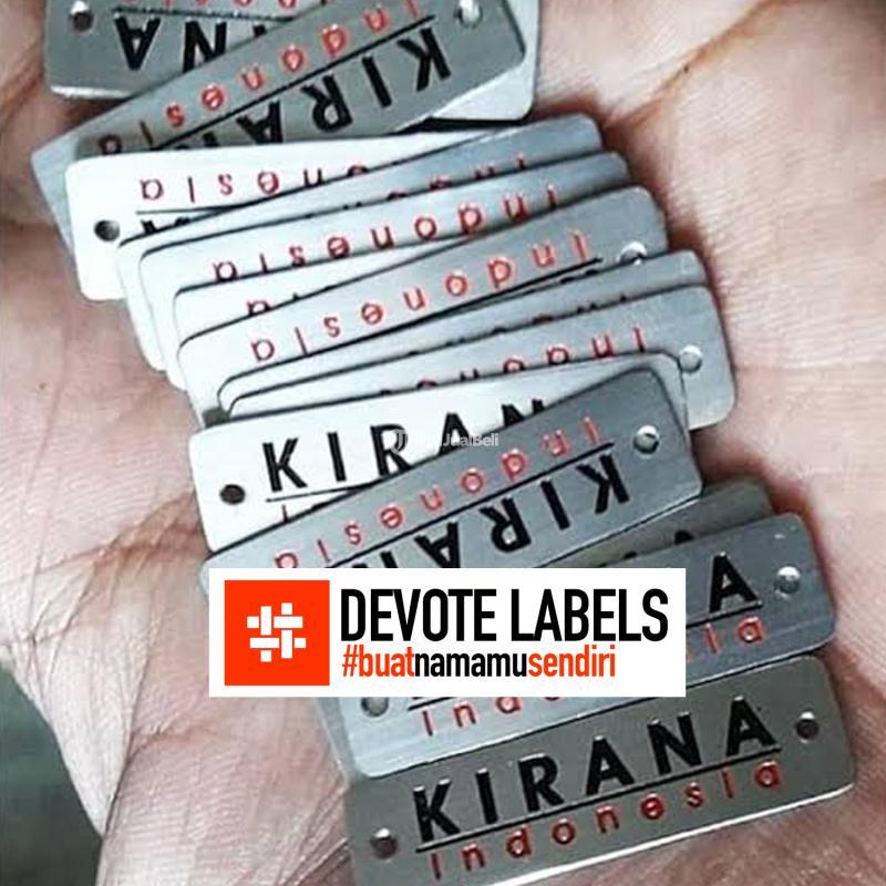 Cetak Label Plat Stainless - Kota Banjarbaru