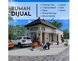 Dijual Rumah Hook Bonus Gazebo di Pakem 10 Menit Kampus UII Kaliurang Sleman SHM KPR - Sleman