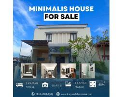 Dijual Rumah Modern 2 Lantai Strategis 800m dari Jl Wonosari Pasar Potorono SHM Bisa KPR - Bantul