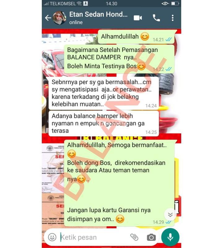 Paling Cocok Redam Limbung dan Guncangan Keras Mobil dengan Balance Dumper Shock - Jambi