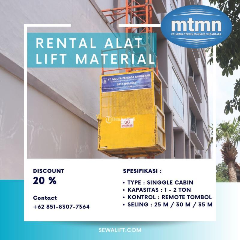 Sewa Lift Proyek Lampung Utara - Bandar  Lampung 