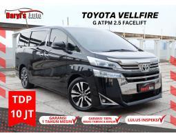 Mobil Toyota Vellfire G ATPM 2.5 2019 New Model Facelift Bekas - Jakarta Utara
