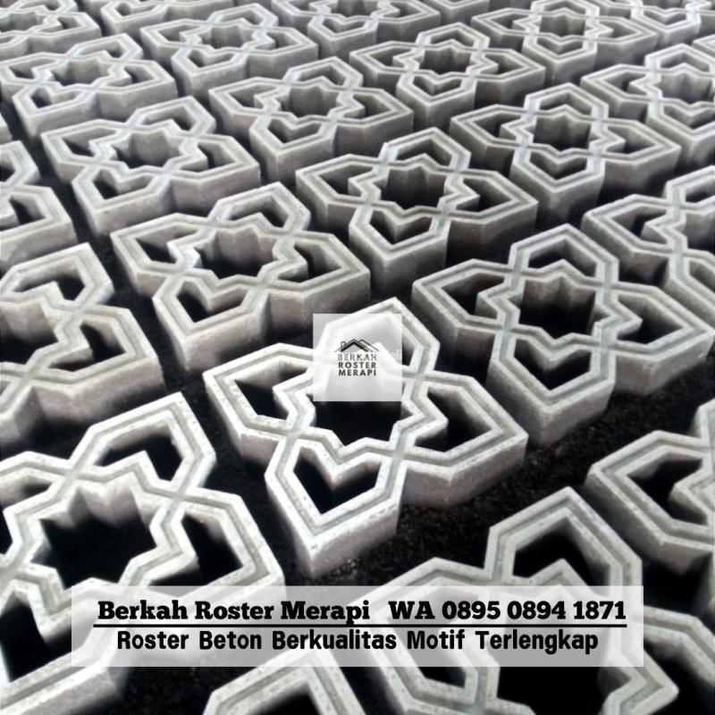 Roster Beton Persegi 20x20cm di Keling - Jepara