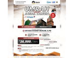 Umroh Awal Tahun 20 Januari 2025 11 Hari Free Thaif - Yogyakarta