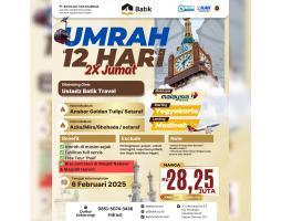 Umroh 6 Februari 2025 12 Hari 2x Jumat Free Thaif - Yogyakarta