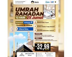 Umroh Awal Ramadhan 6 Maret 2025 12 Hari 2x Jumat - Yogyakarta