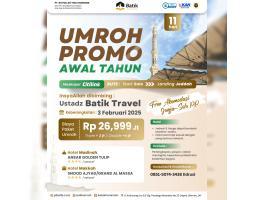 Promo Umroh Awal Tahun 3 Februari 2025 11 Hari - Solo