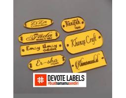 Cetak Label Pakaian Akrilik - Banjarbaru