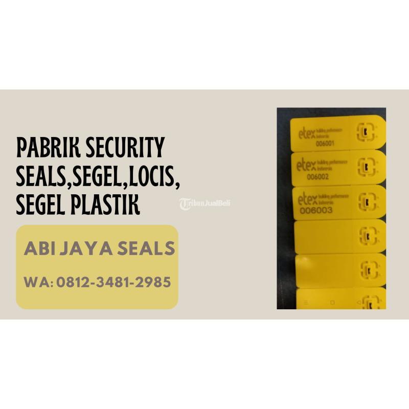 Segel Plastik Security Seals Locis - Kepulauan Anambas