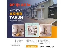 Rumah Ekslusive Dijual Luas 55 m2 Baru Dekat Pintu Tol Jatiasih Promo Dp 1 Juta All In - Bogor