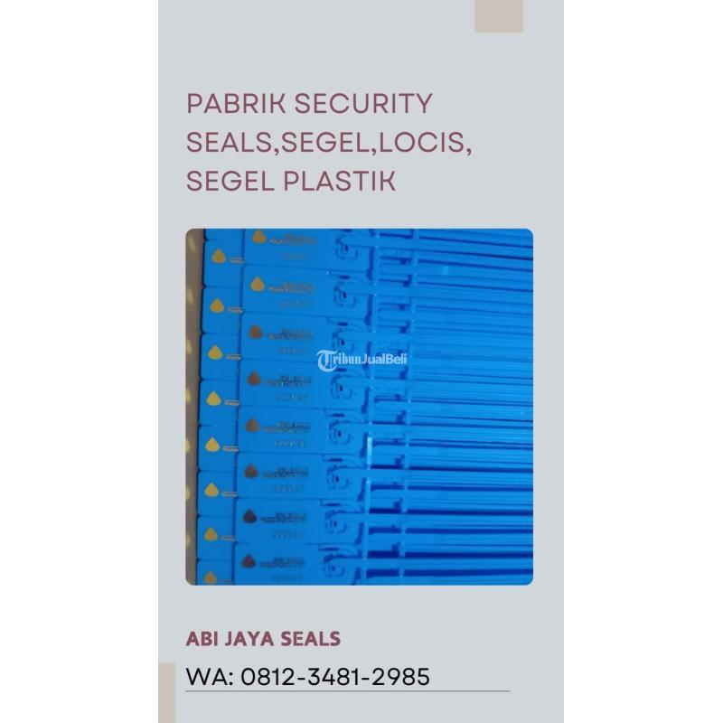 Alamat Segel Plastik Security Seals Locis - Natuna