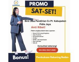 Biro Jasa Pendirian Cv Pt Murah - Pidie Jaya