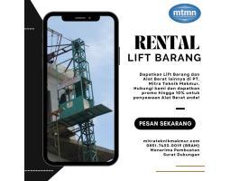 Sewa Lift Barang Lift Material Alimak - Bandar Lampung