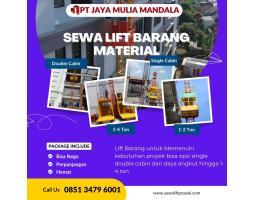 Sewa Lift Barang Proyek Material Konstruksi Bebas Nego - Ketapang