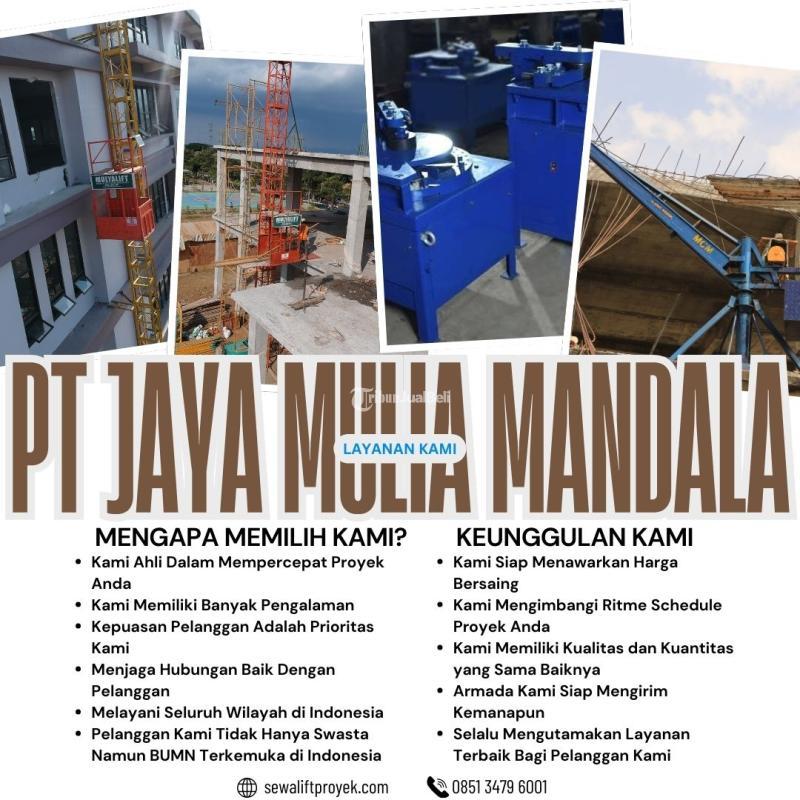 Lift Barang Disewakan Solusi Konstruksi 1-4 Ton Single Double - Mempawah