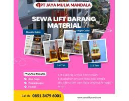 Lift Barang Material Konstruksi Single Double Bebas Nego - Sekadau