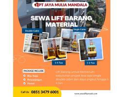 Sewa Rental Lift Barang Material 1-4 Ton Konstruksi - Pontianak