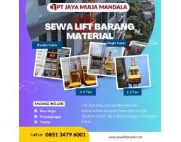 Lift Barang Sewa Rental Bulanan Single Double 1-4 Ton - Singkawang