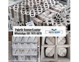 Roster Beton Motif Cantik Minimalis di Talun - Pekalongan