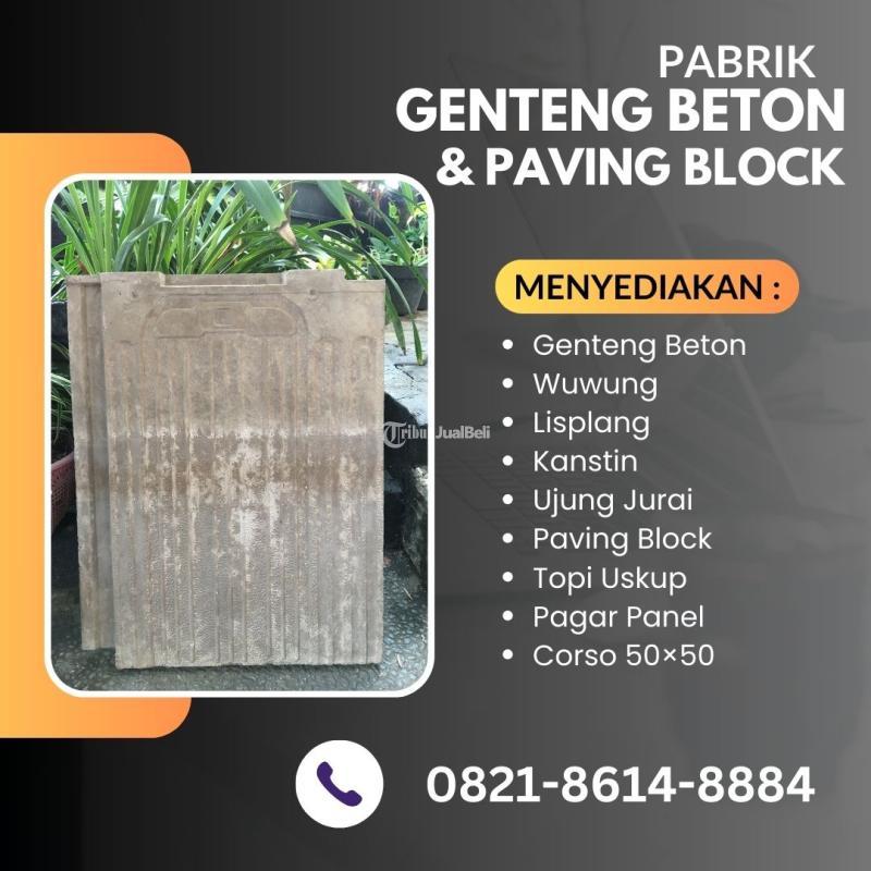 Genteng Beton Desain Flat Modern - Malang