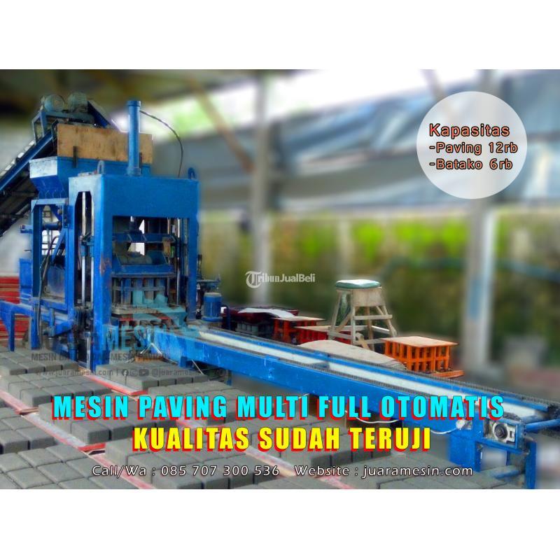 Mesin Pres Paving Hidrolis Full Otomatis - Lingga
