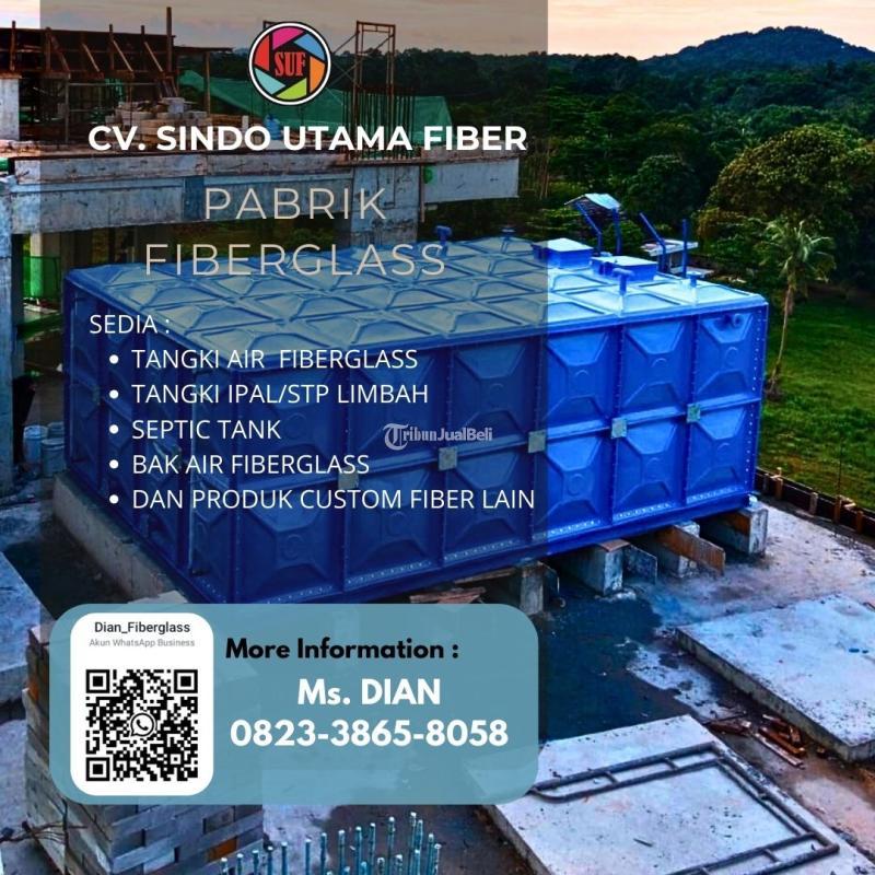 Tangki Panel Fiberglass FRP 20000 Liter - Demak