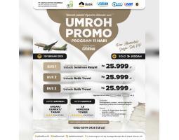 Promo Umroh Hotel Bintang 5 - 15 Februari 2025 11 Hari - Solo