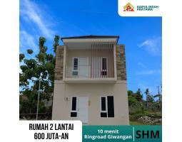 Dijual Rumah 2 Lantai Cantik Dekat Jogja Kota di Banguntapan 10 Menit Ringroad Giwangan - Bantul