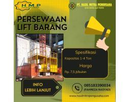 Rental  Sewa Lift Barang  dan Material - Balikpapan