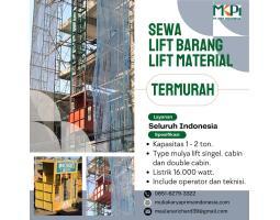 Persewaan Lift Barang, PT Mulia Karya Prima Indonesia, di Manggarai Timur - Nusa Tenggara Timur