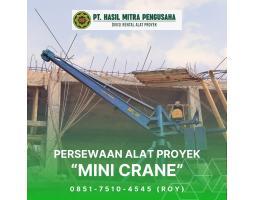 Jasa Rental Mini Crane, Katrol Mini, Untuk Konstruksi - Makassar