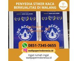 Penyedia Stiker Kaca Berkualitas - Malang