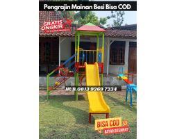 Playground Outdoor Taman Dan Harga Ayunan Besi Modern - Karawang