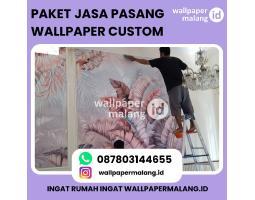 Paket Jasa Pasang Wallpaper Custom - Malang Kota 