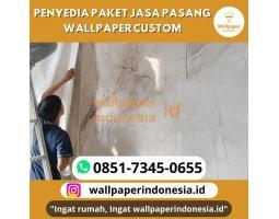 Sedia Jasa Pasang Wallpaper Custom - Malang 