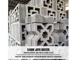 Roster Beton Pagar Depan Rumah di Pasirian - Lumajang