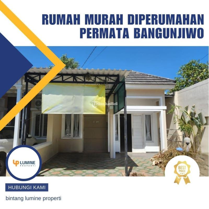 Dijual Rumah Second Murah, LT. 112m2, LB. 40m2, 2KT, 1KM, di Perumahan Permata Bangunjiwo, Bantul - Yogyakarta