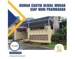 Dijual Rumah Cantik, LT. 60m2, LB. 40m2, 2KT, 1KM, Siap Huni, Legalitas SHM, Prambanan - Klaten 