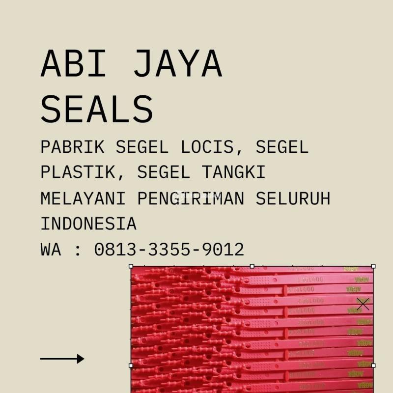 Segel Plastik Security Seals Locis - Bontang
