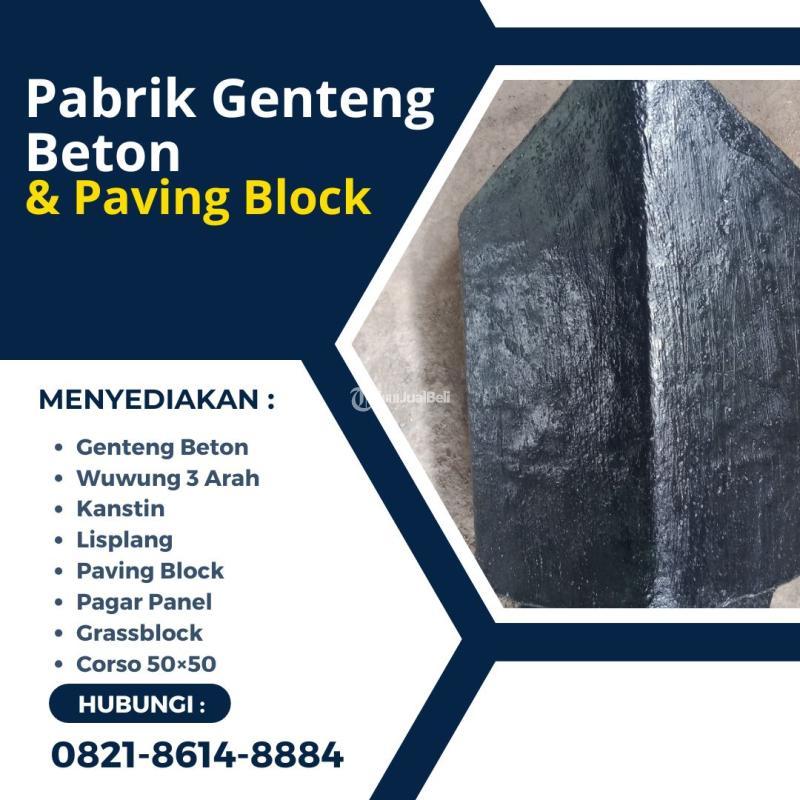 Genteng Flat Beton untuk Atap Rumah Minimalis Siap Kirim - Malang