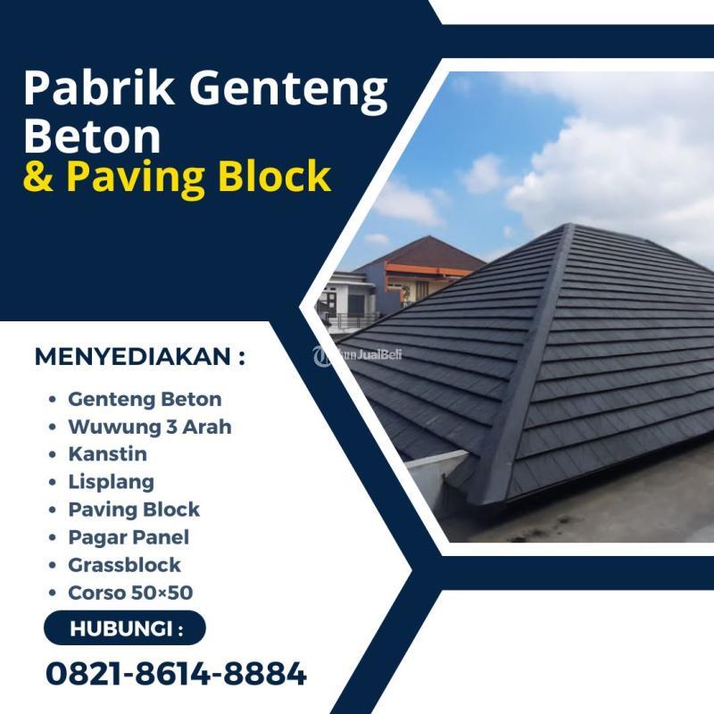 Genteng Flat Beton untuk Atap Rumah Minimalis Siap Kirim - Malang