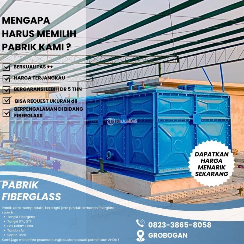 Tangki Panel Fiberglass FRP 24000 Liter - Grobogan 