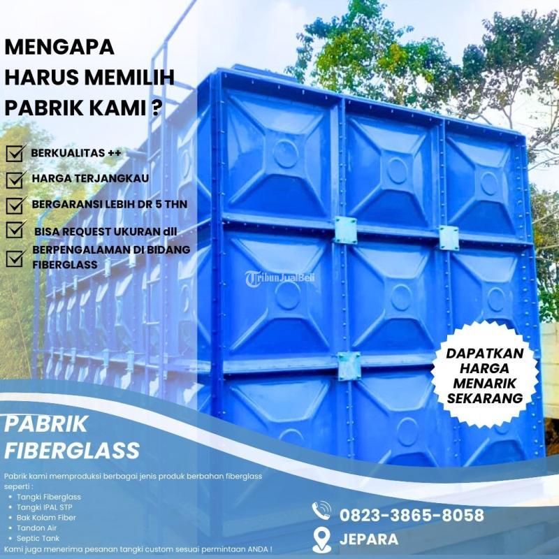 Tangki Panel Fiberglass FRP 30000 Liter - Jepara 